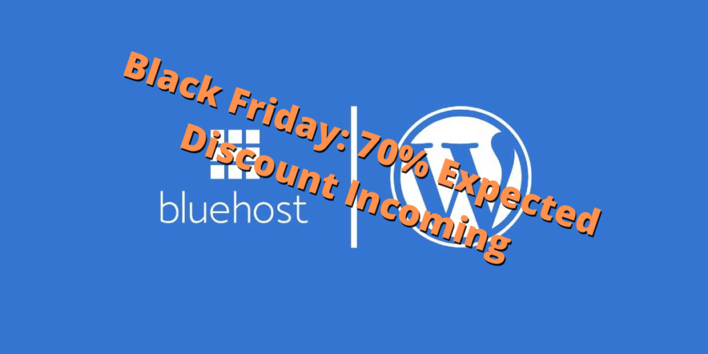 Bluehost black friday deal 2020