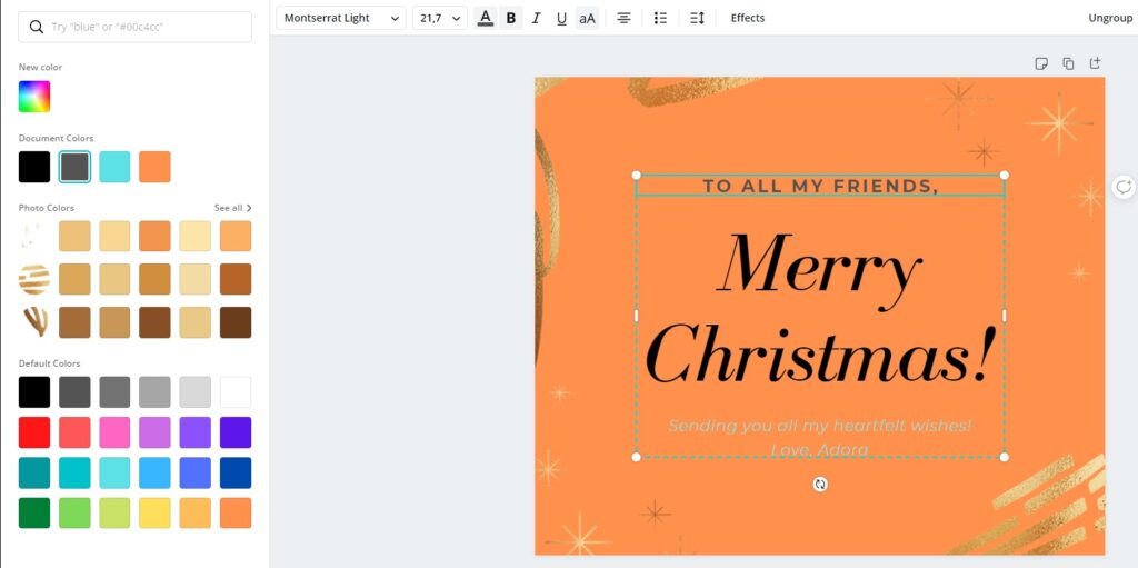 Canva xmas design Canva xmas marketing