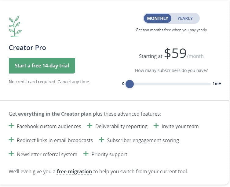 Convertkit pricing