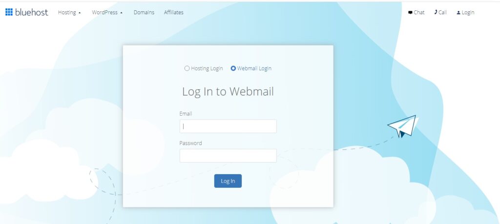 Bluehost webmail login Bluehost webmail login
